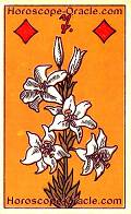 The Lilies, meaning of Lenormand Horoscope Card