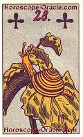 The Snail, meaning of Lenormand Horoscope Card