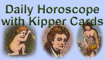 Free daily Horoscope antique Kipper cards