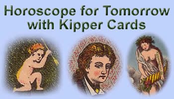 Free Horoscope for tomorrow antique Kipper cards