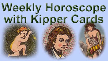 Free weekly Horoscope antique Kipper cards
