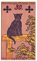The Cat, meaning of Lenormand Horoscope Card
