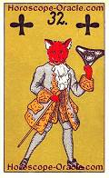 The Fox, meaning of Lenormand Horoscope Card