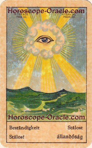 Your Tomorrow's Horoscope constancy, the eye of God