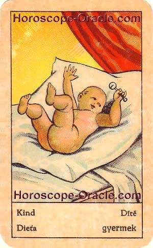 Horoscope tarot card the child