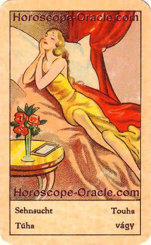 Horoscope tarot card the desire