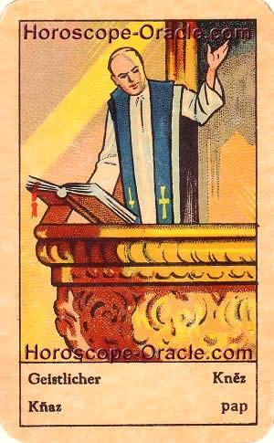 Horoscope tarot card the ecclesiastic