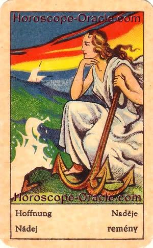 Horoscope tarot card the hope