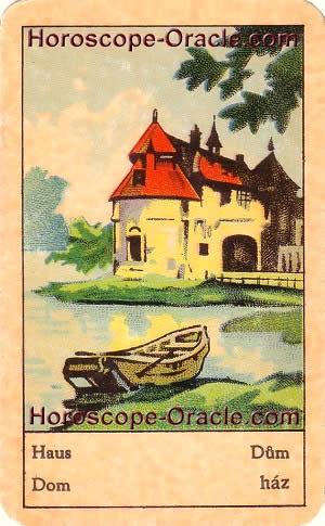 Horoscope tarot card the house