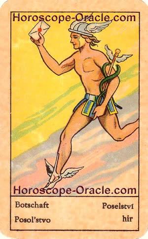 Horoscope tarot card the message