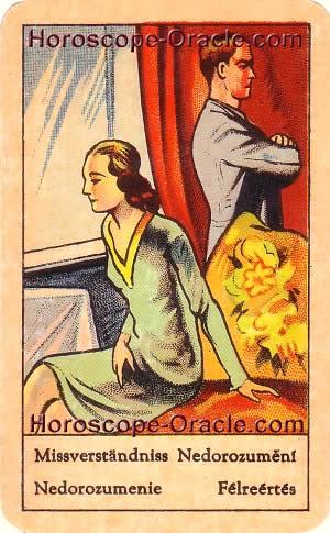 Horoscope tarot card the misunderstanding